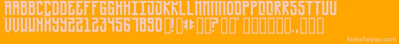 UrsaMinor Font – Pink Fonts on Orange Background