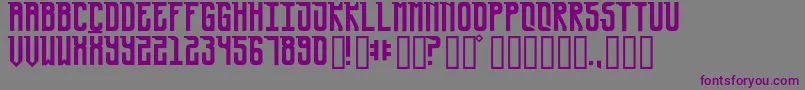UrsaMinor Font – Purple Fonts on Gray Background
