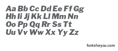 LibrefranklinBlackitalic-fontti