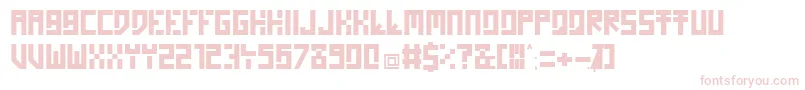 Homon Font – Pink Fonts on White Background