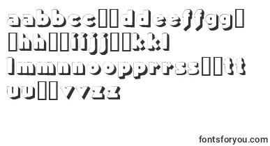 Tricorneoutlinessk font – esperanto Fonts
