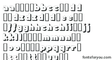 Tricorneoutlinessk font – slovak Fonts