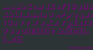 Tricorneoutlinessk font – Purple Fonts On Black Background