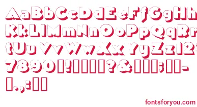 Tricorneoutlinessk font – Red Fonts