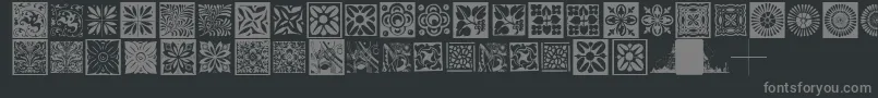 fuente Typobackgrounds – Fuentes Grises Sobre Fondo Negro