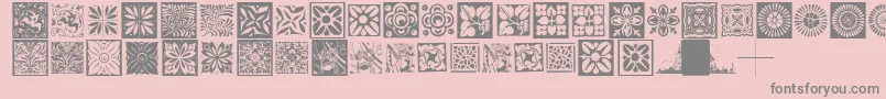 フォントTypobackgrounds – ピンクの背景に灰色の文字