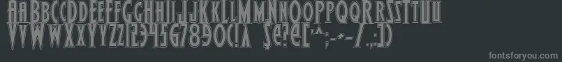 More about Wolf4p Font Wolf4p Font – Gray Fonts on Black Background