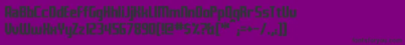 Fontana Font – Black Fonts on Purple Background