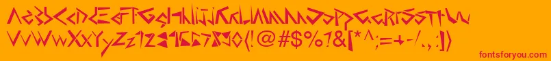 Lisätietoja Atlantis-fontista Atlantis-fontti – punaiset fontit oranssilla taustalla