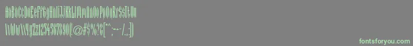 ArcadiaLt Font – Green Fonts on Gray Background