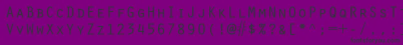 Oratorstd Font – Black Fonts on Purple Background