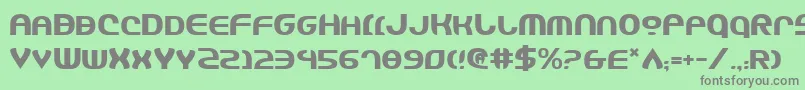 JannisaryShield Font – Gray Fonts on Green Background