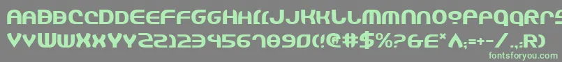 JannisaryShield Font – Green Fonts on Gray Background