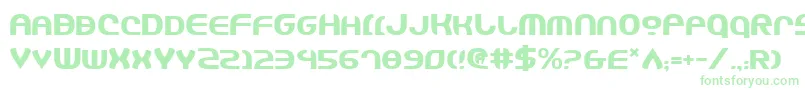 Fonte JannisaryShield – fontes verdes em um fundo branco