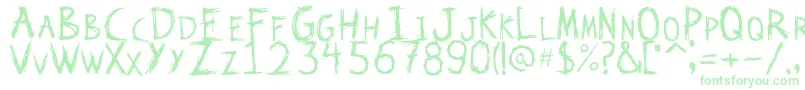 KatSkratch Font – Green Fonts