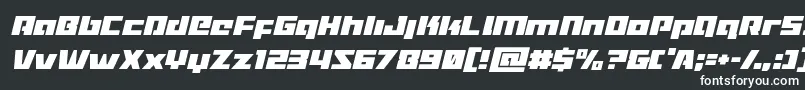 Turbochargecondital Font – White Fonts