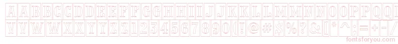 Weitere Informationen zur PresentumnrcmotlRegular-Schriftart PresentumnrcmotlRegular-Schriftart – Rosa Schriften auf weißem Hintergrund