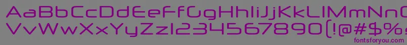 NeuropolXRg Font – Purple Fonts on Gray Background