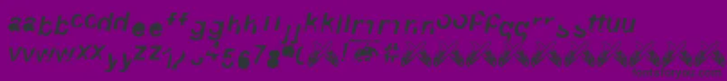 3.Fontvir.Us Font – Black Fonts on Purple Background