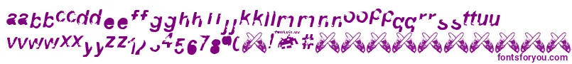 フォント3.Fontvir.Us – 紫色のフォント