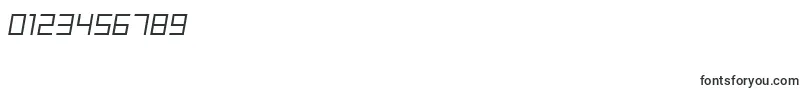 SamsonThinoblique Font – Fonts for Numbers and Digits