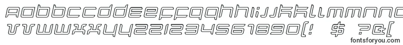 Шрифт Quarxoi – формы шрифтов