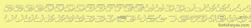 Więcej informacji o czcionce Deraniansi Czcionka Deraniansi – szare czcionki na żółtym tle