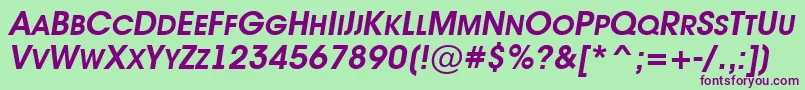 More about AAvantetitlercpsupcBolditalic Font AAvantetitlercpsupcBolditalic Font – Purple Fonts on Green Background