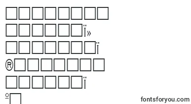 GraverplatenarrowRegular font – kurdish Fonts