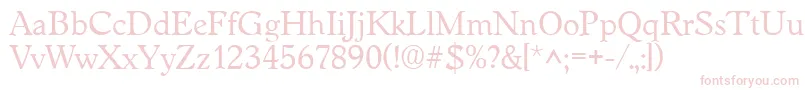 WorcesterRegular Font – Pink Fonts on White Background