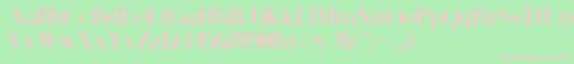 LondonFillBold Font – Pink Fonts on Green Background