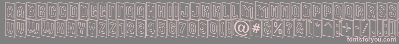 AAlternatitulcmdnotl Font – Pink Fonts on Gray Background