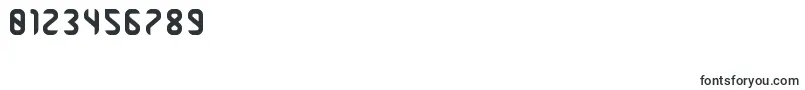 フォントPamekasanb – 数字と数値のためのフォント
