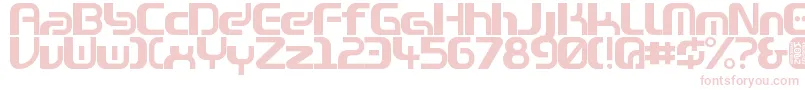 Zone99left Font – Pink Fonts on White Background