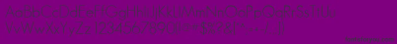 fuente Sanderson – Fuentes Negras Sobre Fondo Morado