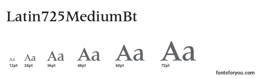 Latin725MediumBt Font Sizes