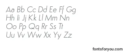 SemplicitaLightItalic Font