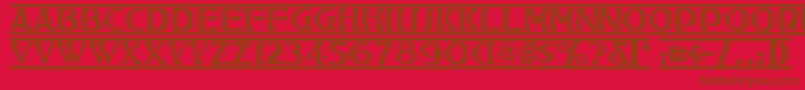 More about Tucsontwostepnf Font Tucsontwostepnf Font – Brown Fonts on Red Background