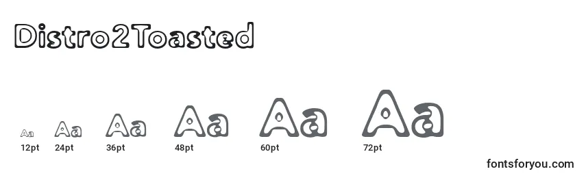 Distro2Toasted Font Sizes