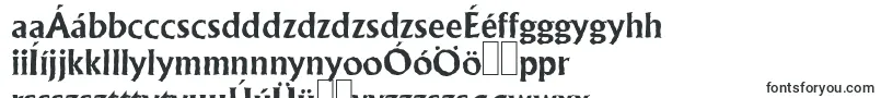 AdelonantiqueBold-Schriftart – ungarische Schriften