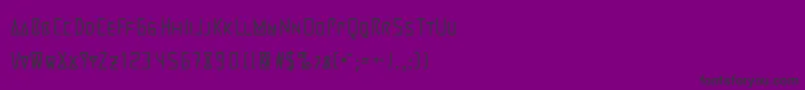 Martienso Font – Black Fonts on Purple Background