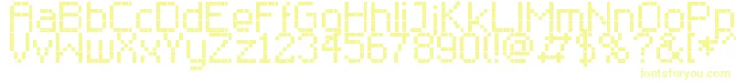 RClassic8-Schriftart – Gelbe Schriften