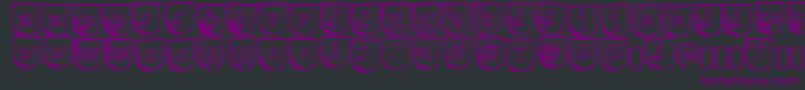 TrollbaitRegular Font – Purple Fonts on Black Background