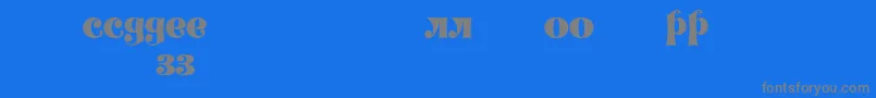 Подробнее о шрифте Decorlz Шрифт Decorlz – серые шрифты на синем фоне