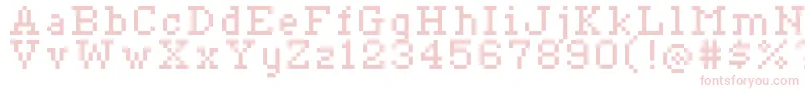 Ceriph0756 Font – Pink Fonts on White Background