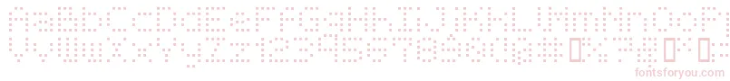 BmReceiptA11 Font – Pink Fonts on White Background