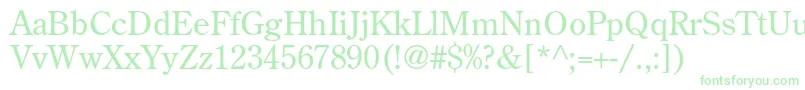 CenturyoldstylestdRegular Font – Green Fonts on White Background