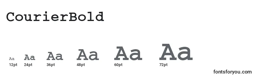 CourierBold Font Sizes