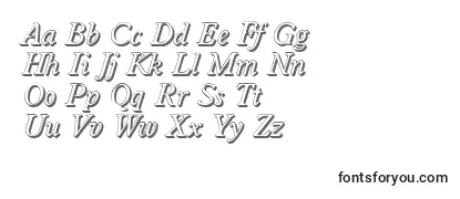 WorcestershadowItalic Font