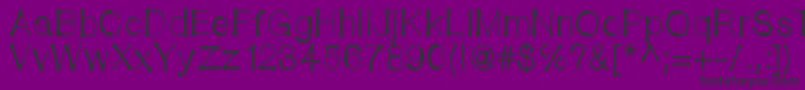 Bendystraw Font – Black Fonts on Purple Background